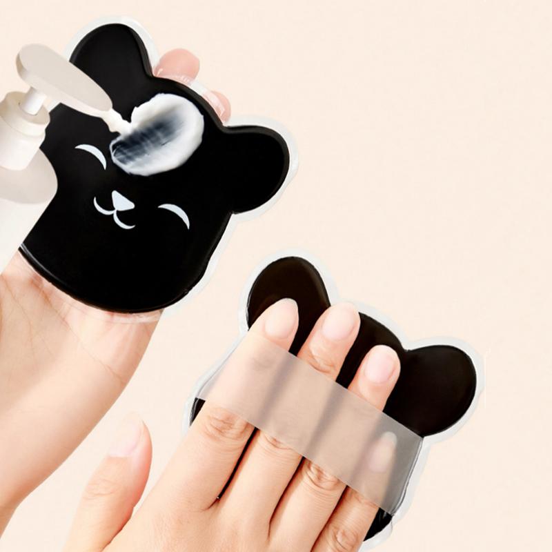 Soft Silicone Bear Shaped Body Lotion Applicator Tool For Foundation And Makeup Application Ideal For Women Skincare