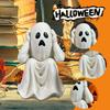 Cute Ghost Statue Resin Crafts Small Ornaments Halloween Creative Ghost Decorations Suitable For Home Garden Decoration Gift
