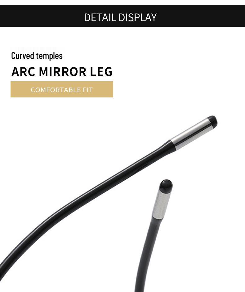 Ultra-light Rimless Anti-Blue Light HD Reading Glasses for Middle-Aged & Elderly Eye Protection