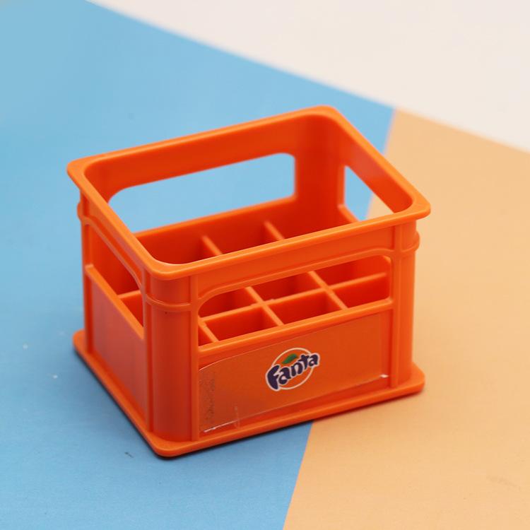 Japanese Bo11 Doll House Mini Simulation Beer Frame Beverage Basket Miniature Model Shooting Props Play House Toy