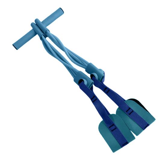 4/8-Tube Pedal Ankle Puller Resistance Band with Handle Elastic Yoga Sit-up Pull Rope Men Women Pedal Tensioner Exerciser Workout Equipment