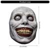 High Detail Horror Latex Costume Mask Halloween Party Props  Escape Room Accessory Comfortable Skin Friendly Sustainable