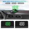 Auto-Head-Up-Display, GPS, HUD, digitaler Tachometer, Plug-and-Play, für alle Autos, große Schrift, KMH, Windschutzscheibenprojektor, Autozubehör