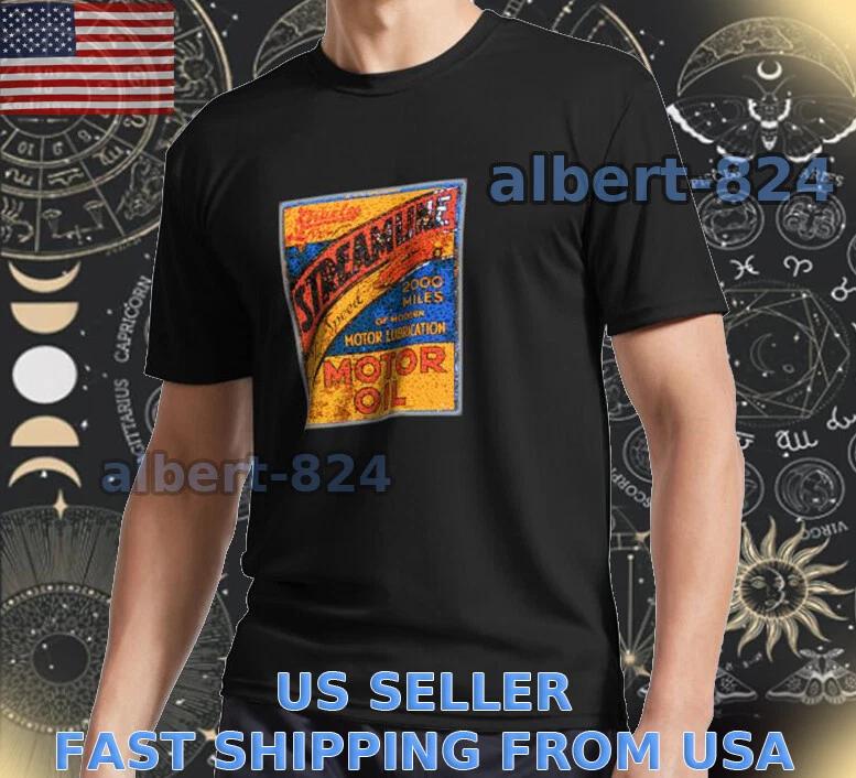 

NEW SHIRT TREAMLINE MOTOR OIL LOGO T shirt FUNNY AMERICAN SIZE S TO 5XL 4XL