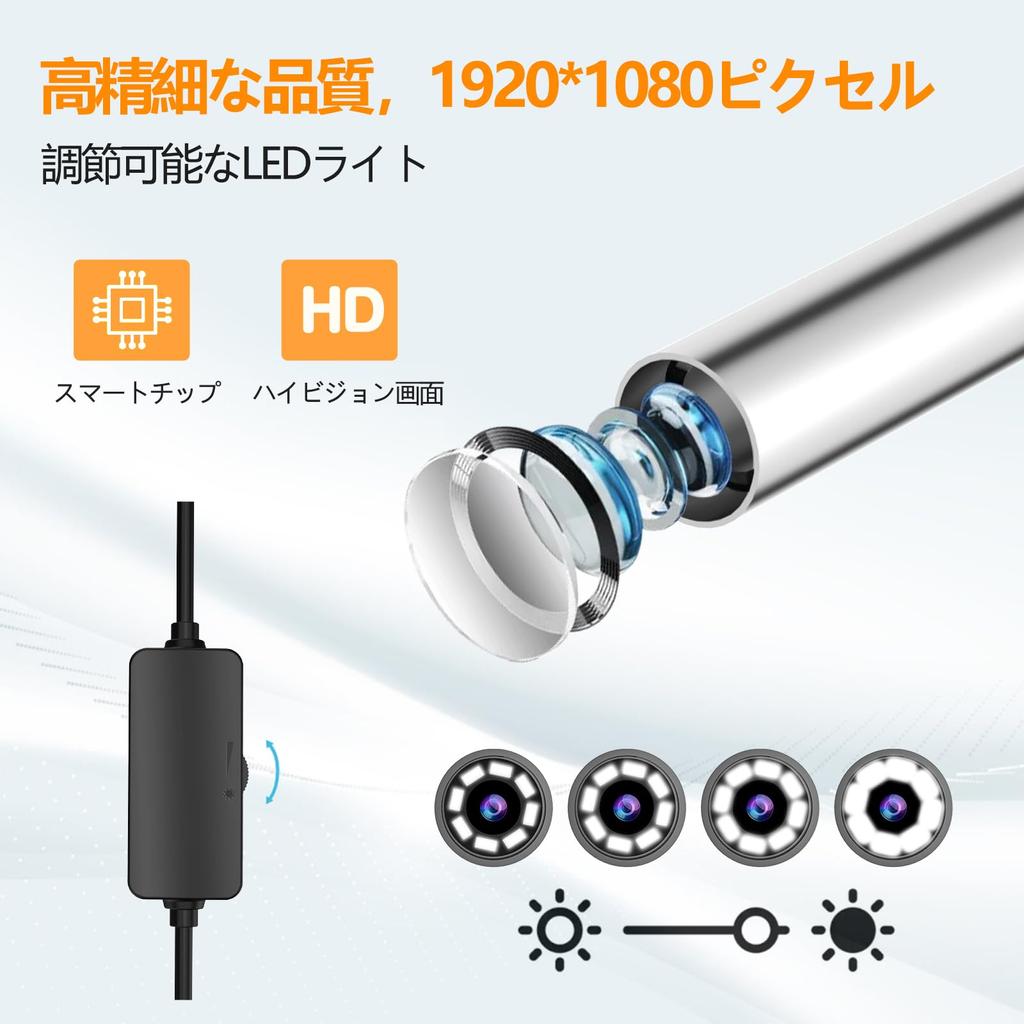 Câmera de microscópio eletrônico compatível com iPhone AMTORIN Microscópio USB Compatível com IOS Android Windows MacBook Sem atraso de tela com fio não