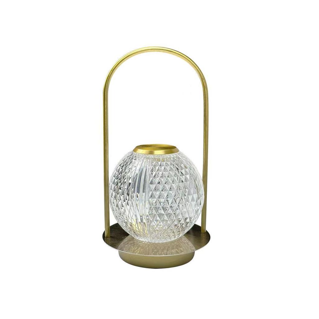 Kreative USB-geladene minimalistische LED-Metall-Tischleuchte - Nachttisch-Nachtlicht-Ornament