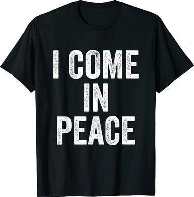 Ich komme in Frieden Ich bin Frieden Lustiges Partner-Partner-T-Shirt