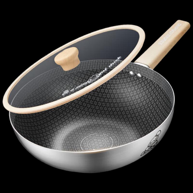 Cooker King CG28XHYG 28cm Non-stick Aluminum Wok