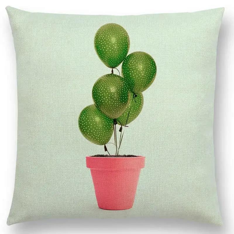 Różowy Sen Kolorowa Fantazja Seksowny Wystrój Poszewka na Poduszkę Sofa Rzutowa Wieloryb Flaming Kot Hamburger Pączek Poszewka na Poduszkę