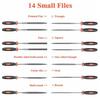 Woodworking Files Carving Tools Kit High Carbon Steel Files Compact Portable Multi-functional Metal Wood File Rasp Set