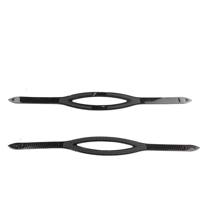 Verstellbares Silikonband für Tauchmaske Schwarz 54cm/21.25in Größe
