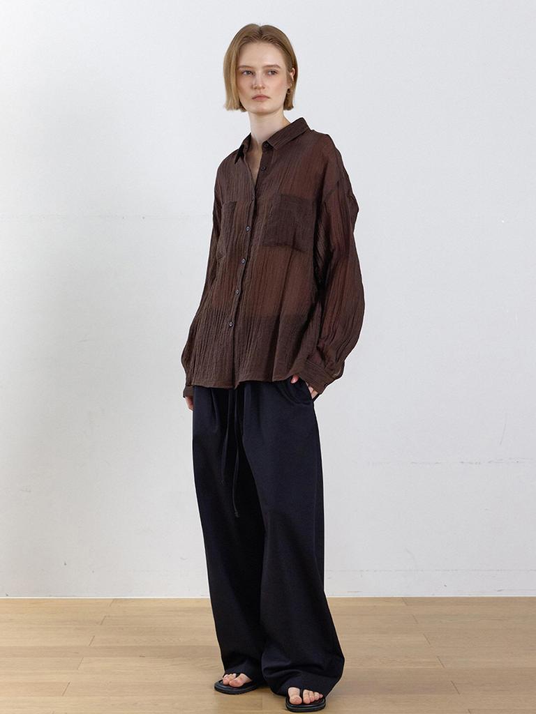 OVEOF Bella Tuck String Pants_Black