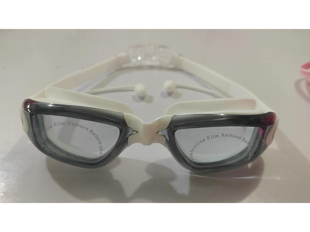 Anti-Fog Myopia Swimming Goggles - HD, Waterproof, Silicone, Electroplated Finish