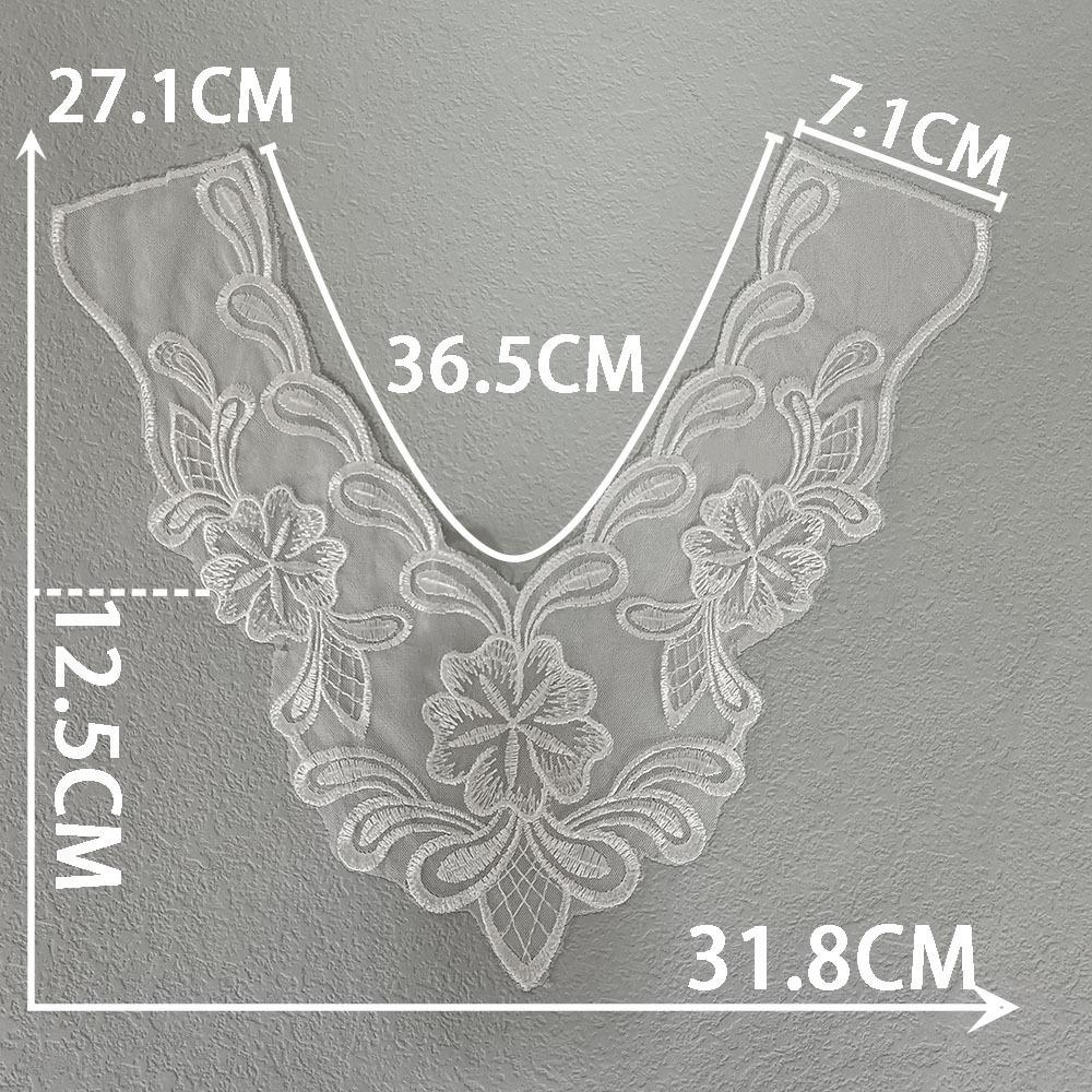 Mode Spitze Hohl Netzspitze DIY Nähen Stickerei Spitze Vorderkragen Dekoratives Bekleidungszubehör