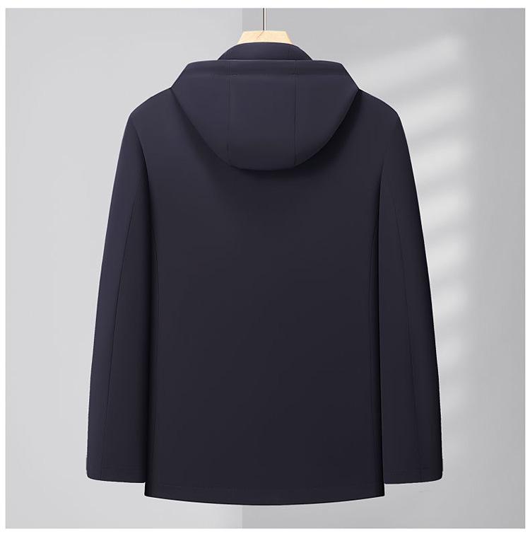 2025 Fall New Style Men's Jacket with Removable Hood - Casual Dad Coat