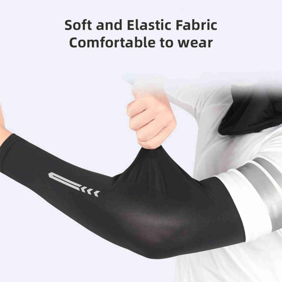 1 Pair UV Protection Cooling Arm Sleeves Sun