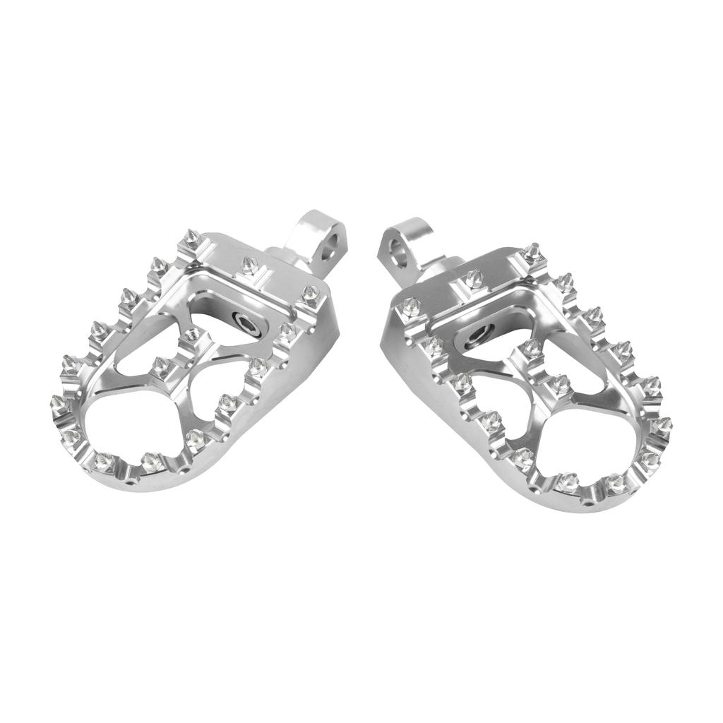 For Harley Sportster XL 883 1200 Dyna Street Bob Motorcycle FootPegs Foot Pegs 360° Roating Foot Pegs CNC Aluminum Wide Fat Part
