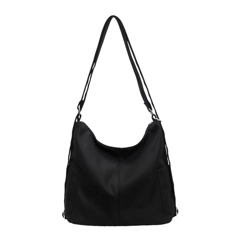 Einfarbige Tragetasche Damen-Schultertasche Große Kapazität Reise-Rucksack Umhängetasche