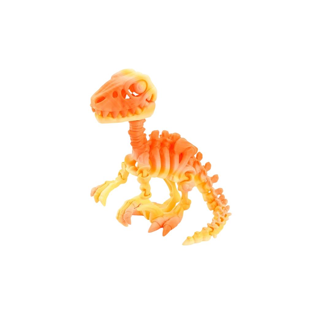 3D Printed Dragon Velociraptor Skeleton Ornament, Realistic Dragon, Fun And Trendy Printed Toy Dragon