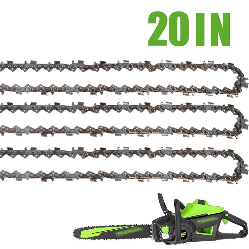 20 Inch Chainsaw Chain 3/8" Saw Chains 72 Drive Link Electric Saw Accessory Chainsaw Saw Chain 0.050" Chain gauge