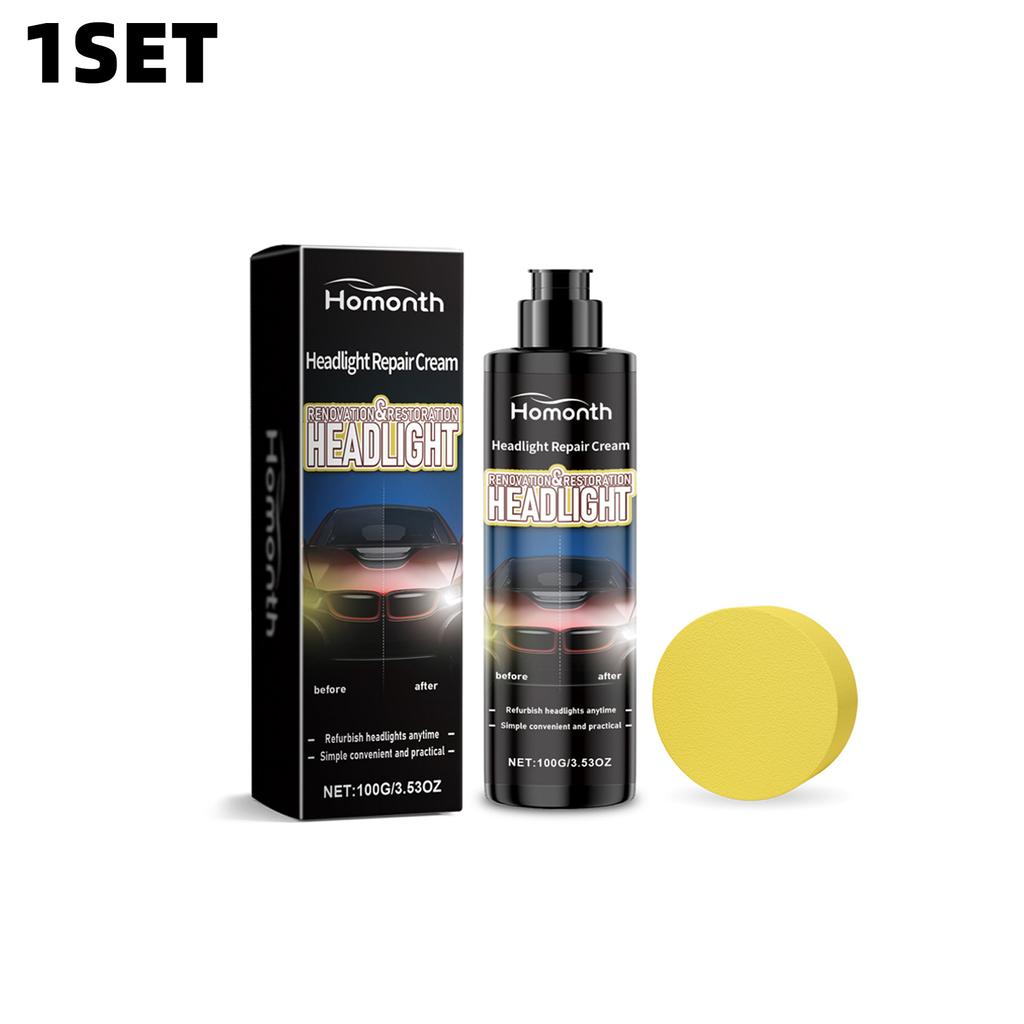 Car Headlight Restoration Polishing Kits Anti Oxidation Brightening Scratch Repair for Car Light Maintenance for Car Care