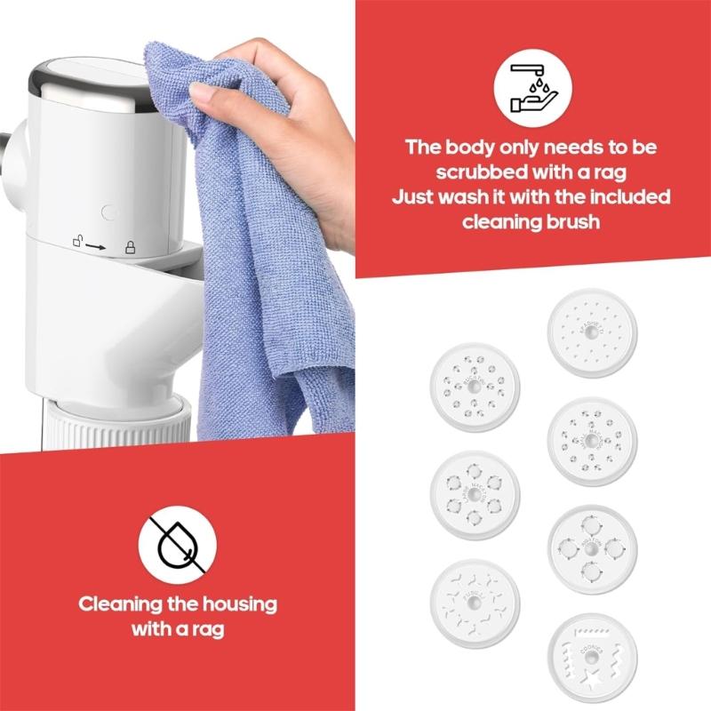 Washable Pastas Press Attachment With 7 Interchangeable Plates Kitchen Pastas Maker for Stand Mixers Accessories