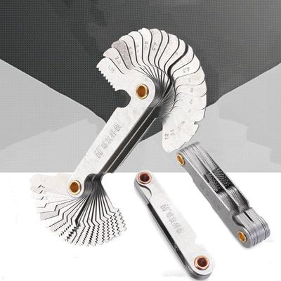 Tools 55/60 Degree Metric Inch Gear Tooth Gauges Center Measurement Screw Pitch Thread Plug Gauge