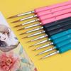 10Pcs Paint Brush Miniature Hook Line Pen Art Painting Brushes Gouache Watercolor Oil Paints Brush Artists Hand Painted