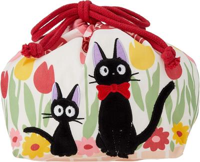 Marushin Lunch Bag Lunch Bag Gusseted Drawstring Ghibli Delivery Service Jiji Jiji and Tulip Kindergarten Entrance Goods Preparation for Entrance