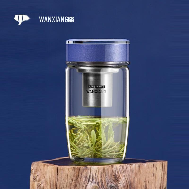 Wanxiang Single Layer Curved Glass Cup