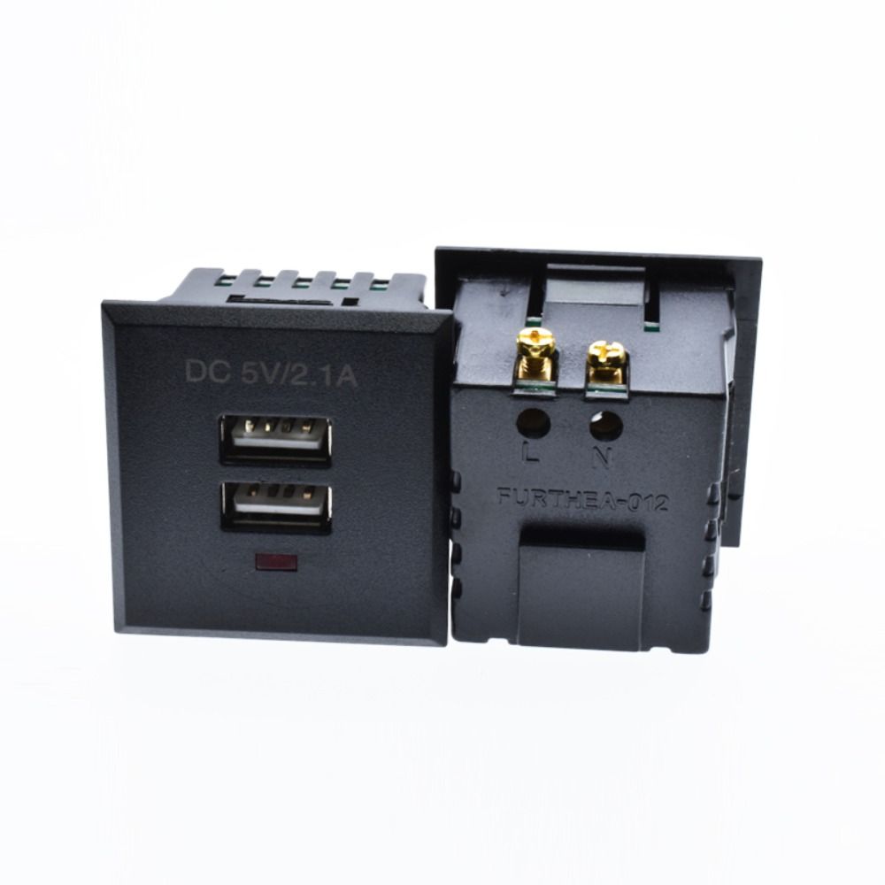 

Розетка 2,1 А для настольной встроенной розетки с двойным USB-разъемом