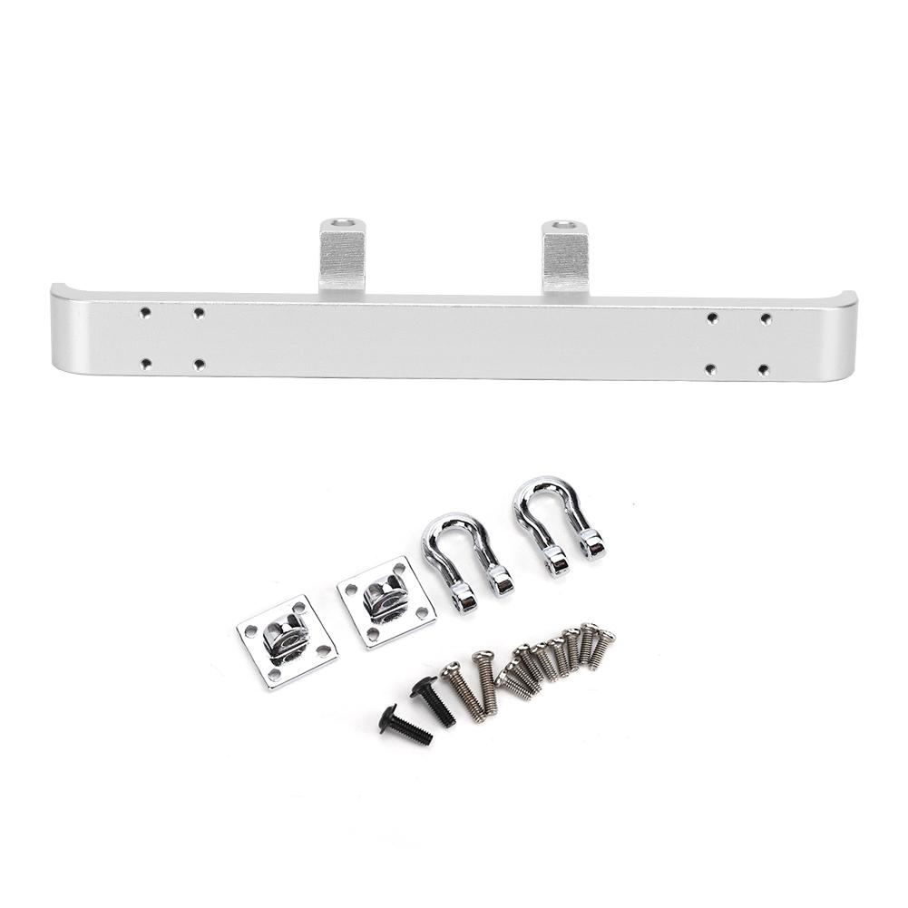 Aluminum Alloy Front Anti Collision Bumper Fit for MN D90 MN 99 MN 91 FJ 45 RC Upgrade Parts(Silver MN 001S )