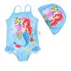Girls' Long-Sleeve Mermaid Swimsuit
