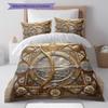 Embossedtotem Pattern Bedding Quilt Set Quilt Cover Pillowcase Home Decoration Birthday Gift (1 * duvet cover + 2 * pillowcase, without core)