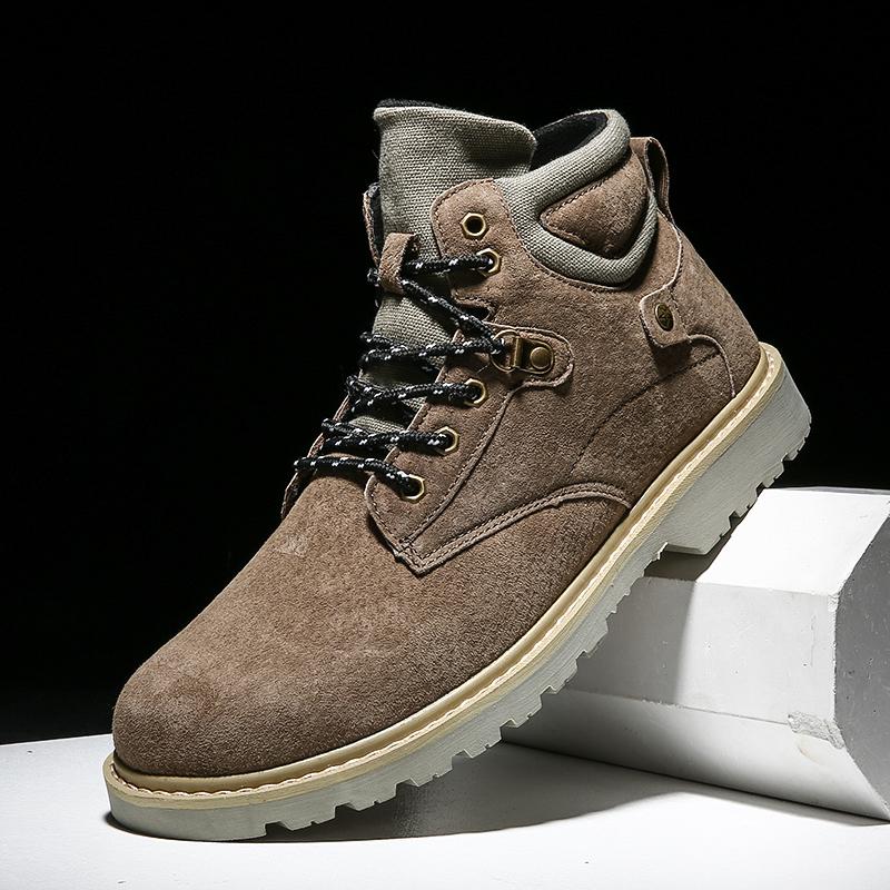 Retro Leder Gummisohle Herrenstiefel 2022 Sommer Neueste Herren Freizeitschuhe Bequeme Rutschfeste Abriebfeste Sohle Herrenschuhe