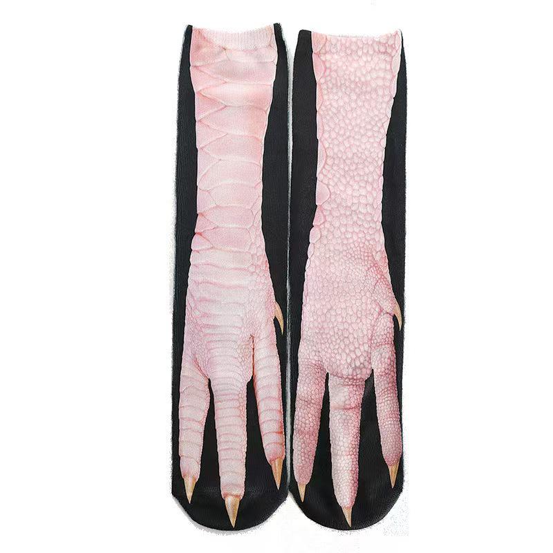 3D Animal Paw Prank Socks: Creative Cat & Dog Hoof Print Simulation