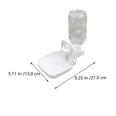 1 Stück Langlebige Kunststoff-Haustier-Wasserflasche Automatischer Wasserspender Hängevorrichtung Für Zubehör Haustierprodukte Trinkbrunnen