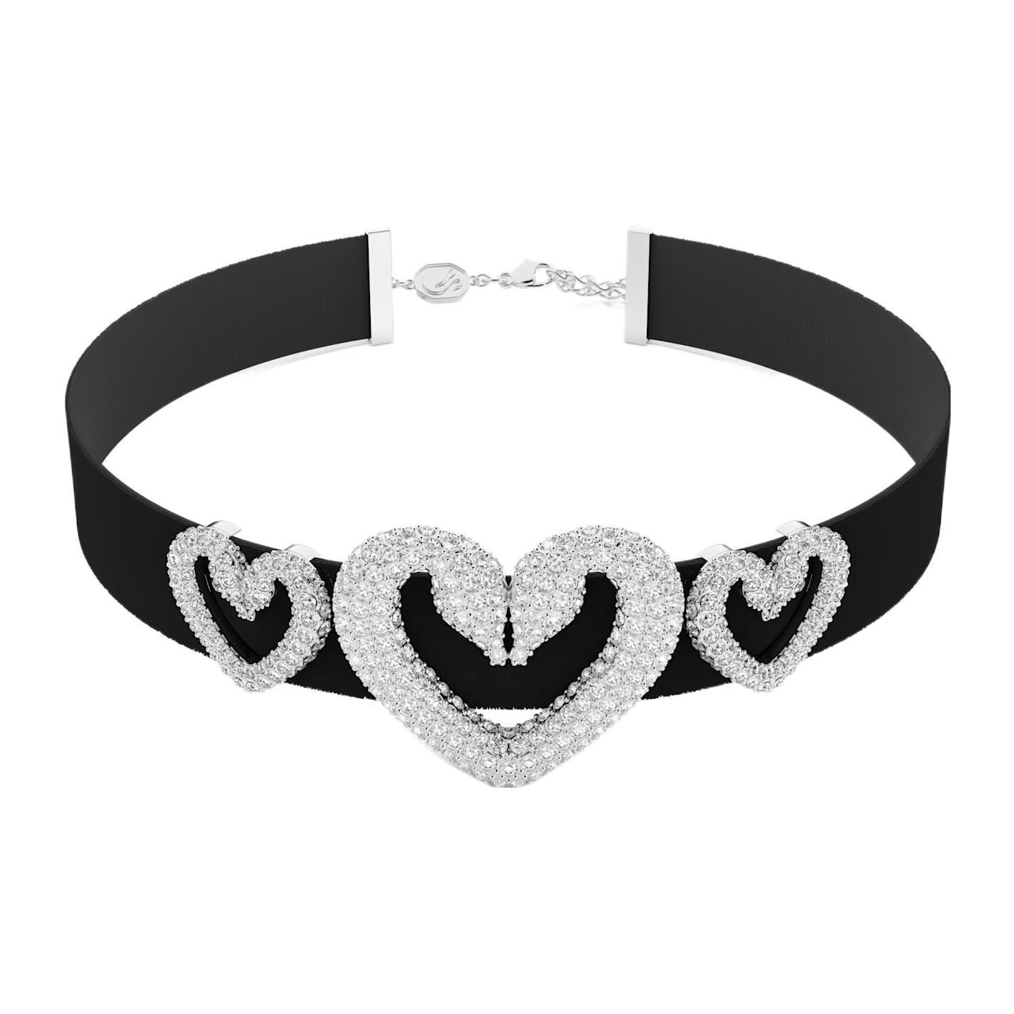Swarovski Una Necklaces Womens Black F