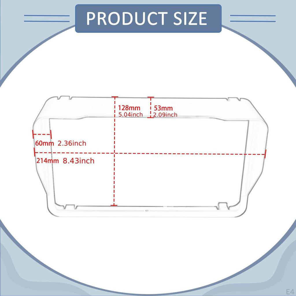 Motorcycle Accessories Sun Visor Easy Installation Practical Instrument Replacement