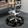1pc Gaming Controllers Office Round Area Rug, Under Office Chairs Bedroom Living Room Home Decor, Room Deco