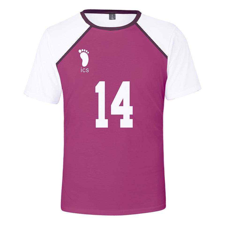Anime Haikyuu Jersey 3D Print Sports Kid Tee Summer Men Women Short Sleeve Y2k Top Harajuku Cosplay Volleyball T-shirts