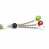 2/4pcs Flag Colors Bracelet Acrylic Prayer Rosary Bracelet Religious Gift