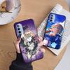 AD93 Violet Evergarden Black Case for iPhone 16 15 Plus 14 13 12 11 Pro 8 7 6S SE 5S X XR XS Max Realme C30 C33 C31 9I Huawei Y8P Y9 Sofe Cover