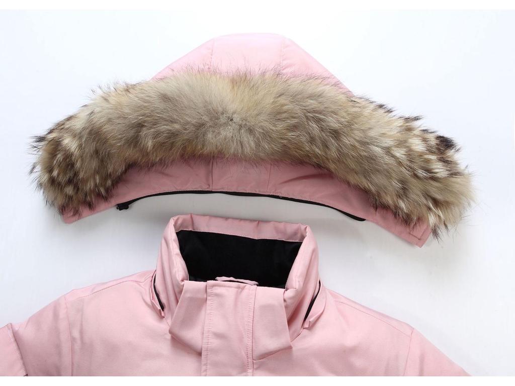 Expedition Winter Goose Down Jacket: Unisex Parka Model 08 with Canadian White Duck Down.