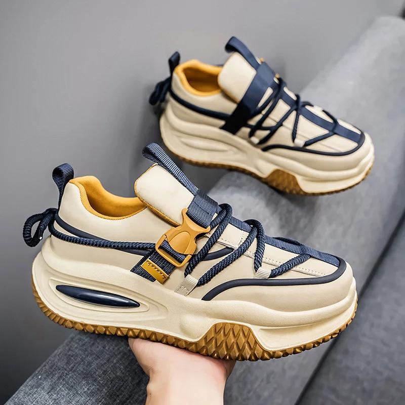 Adidași la modă pentru bărbați 2025 Tendință Personalizați Pantofi casual pentru bărbați Confort Platformă Pantofi vulcanizați pentru bărbați Zapatillas De Hombre