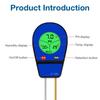 Handheld Soil Detector Multiple Soil PH/Temperature Humidity/Fertility Meter Soil Moisture Analyzer Gardening Planting Helper