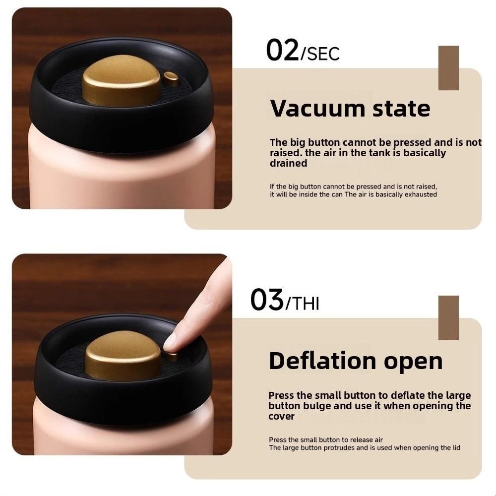 316 Edelstahl Luftdichter Vorratsbehälter Frischhalte-Lebensmittelaufbewahrungsglas Gewürz