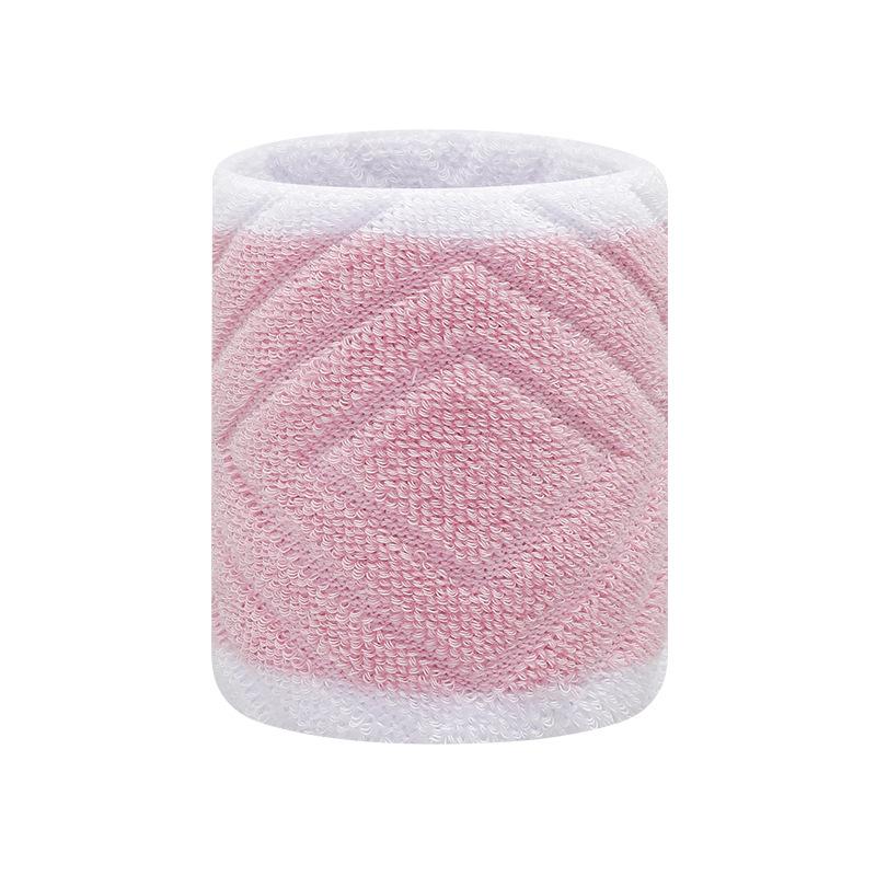 Women's Cotton Wristband with Logo - Sweat-Absorbent Support for Badminton & Fitness