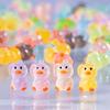 50Pc Luminous Waving Duck Figurines Glow-In-The-Dark Miniature Ducks For Christmas Easter Halloween Wedding Birthday Decor
