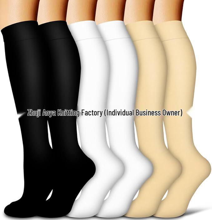 Cross-border Over-the-Knee Compression Yoga & Sport Socks Set